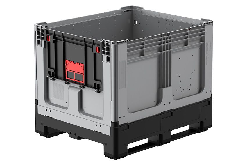 Qubb Logifold box 855L - 1200x1000x975mm - gesloten - 2 latten