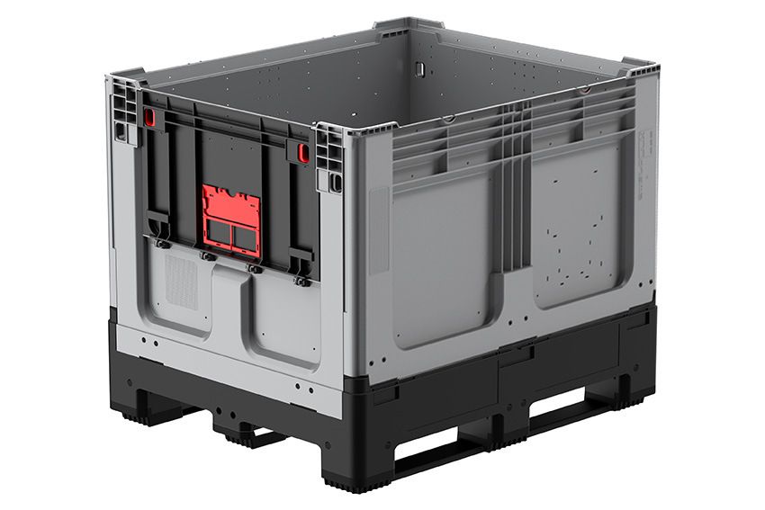 Qubb Logifold box 855L - 1200x1000x975mm - gesloten - 3 latten