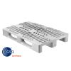 Werit Hygiene pallet - 1200x800x160mm - 3 gesloten sleeplatten