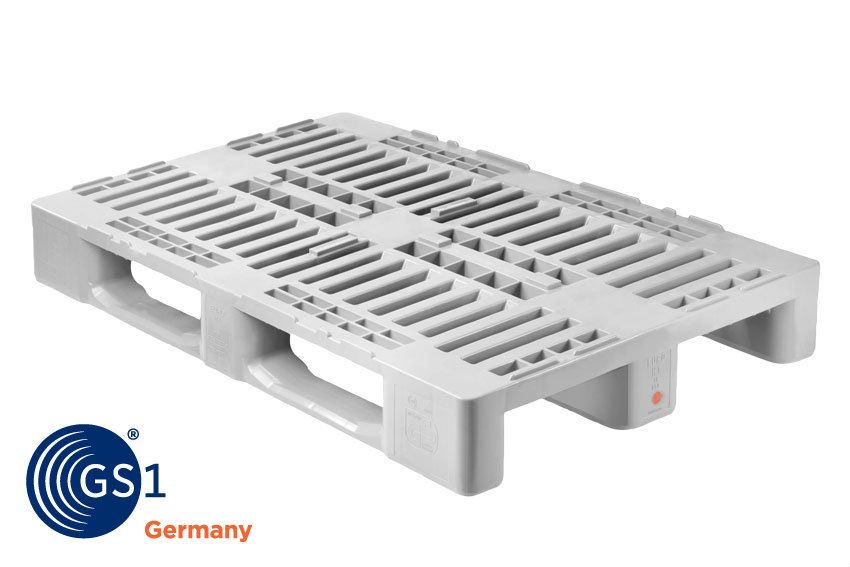 Werit Hygiene pallet - 1200x800x160mm - 3 gesloten sleeplatten