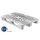 Werit Hygiene pallet - 1200x800x160mm - 3 gesloten sleeplatten