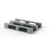 Qubb Hygiene pallet - 1200x800x160mm - 3 gesloten sleeplatten
