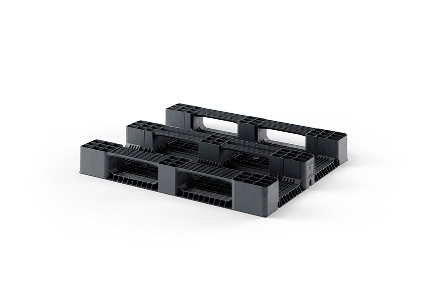 Cabka Pallet Classic - 1200x1000x150mm - open dek - 3 latten