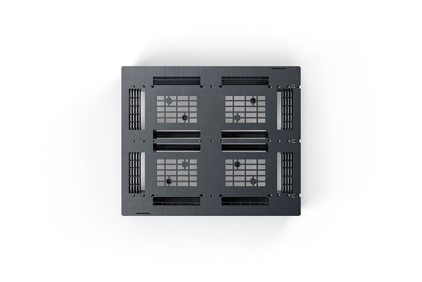 Cabka Pallet Classic - 1200x1000x150mm - open dek - 3 latten