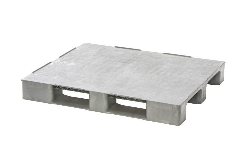 Cabka Comfort pallet - 1200x1000x150mm - gesloten dek - 3 sleeplatten