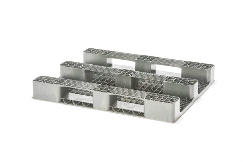 Cabka Comfort pallet - 1200x1000x150mm - gesloten dek - 3 sleeplatten