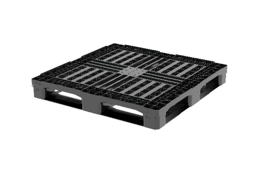 Cabka Comfort pallet - 1140x1140x150mm - open dek - 6 sleeplatten