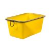 Qubb Profi morteltrog met hijsbeugels 200L - 1050x750x500mm - Geel