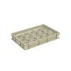Qubb Glazenbak 15 vakken 600x400x100mm - &oslash;106mm - geperforeerd