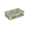 Qubb Glazenbak 24 vakken 600x400x170mm - &oslash;86mm - geperforeerd