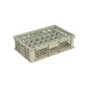 Qubb Glazenbak 40 vakken 600x400x170mm - &oslash;65mm - geperforeerd