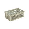 Qubb Glazenbak 15 vakken 600x400x220mm - &oslash;106mm - geperforeerd