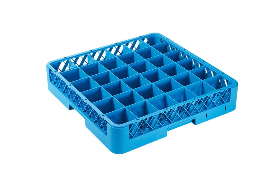 Qubb glazenkorf 36 vakken - 500x500x100mm - max &oslash; glas: 64-74mm