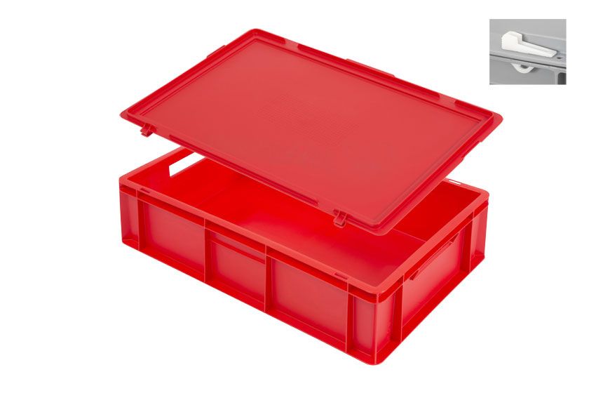 Qubb Koffer voor hardcups - 600x400x170mm - Rood