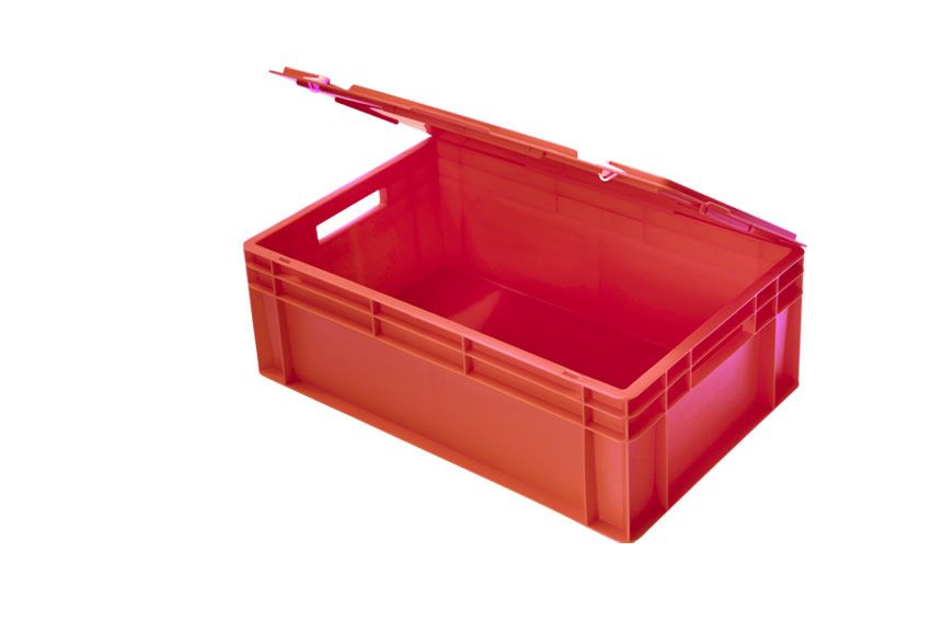 Qubb Koffer voor hardcups - 600x400x220mm - Rood