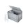 Qubb Koffer voor hardcups - 600x400x400mm - Grijs