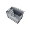 Qubb Koffer voor hardcups - 600x400x400mm - Grijs