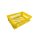 Qubb EN stapelbak broodkrat 12L - 400x300x120mm - geperforeerd - Geel