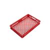 Qubb EN stapel-broodkrat 17L - 600x400x90mm - geperforeerd - Rood