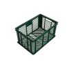 Qubb EN stapebroodkrat 64L - 600x400x320mm - geperforeerd - Groen