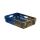 Qubb Nestbare draaistapelbak 25L - 600x400x147mm - geperforeerd - bicolor