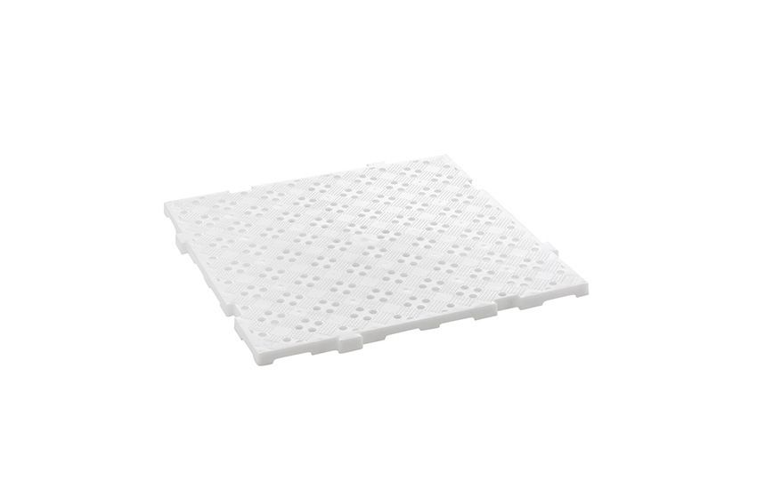 Qubb Anti-slip vloertegel hard - 500x500x22mm - Wit