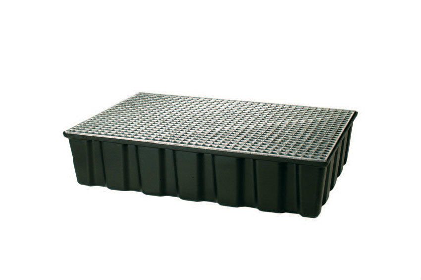 Qubb Opvangbak 1220x820mm - 200l - met verzinkt rooster