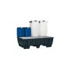 Qubb Opvangbak 1220x820mm - 215l (poten) - met verzinkt rooster
