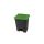 Probbax pedaalafvalbak 70L - recycled body - 495x412x673mm - Groen