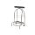 Probbax RVS zakhouder met pedaal en rubber klem - aisi304