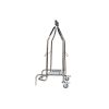 Probbax RVS zakhouder met pedaal en rubber klem - aisi304