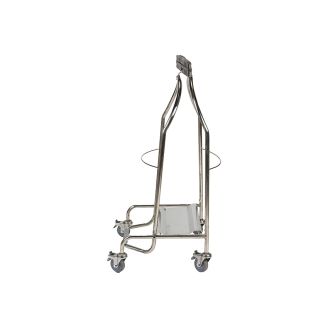 Probbax RVS zakhouder met pedaal en rubber klem - aisi304