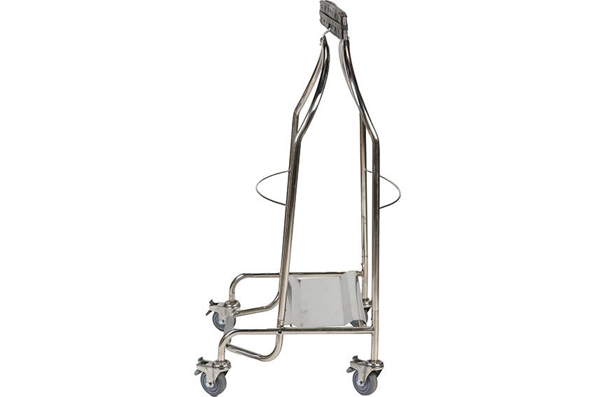 Probbax RVS zakhouder met pedaal en rubber klem - aisi304