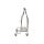 Probbax RVS zakhouder met pedaal en rubber klem - aisi304
