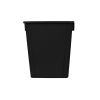 Probbax Rechthoekige sorteerafvalbak - 40L - 260x395x475mm - Zwart