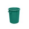 Qubb Cilindrische afvalton - 75L - &oslash;390mm - excl. deksel - Groen