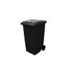 Qubb Afvalcontainer op 2 wielen - 240L - Zwart