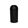 Probbax Afvalcontainer met opening - 40L - body & opening RVS - Zwart