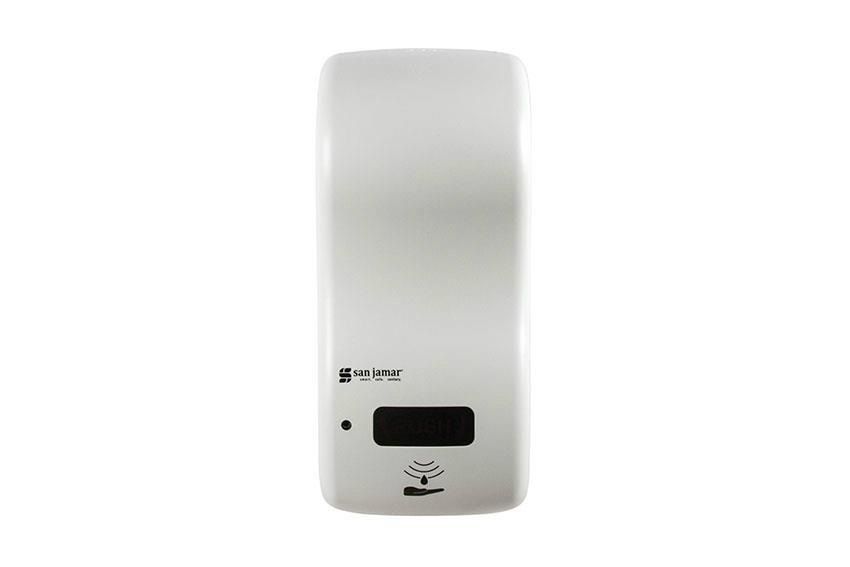 SANJAM Elektronische zeepverdeler - kunststof - 900ml - Wit