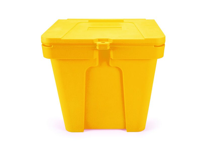 Qubb Strooizoutbak 110L - 650x550x625mm - Geel