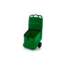 Qubb Mobiele stockageunit 75L - 590x435x1070mm - Groen