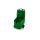 Qubb Mobiele stockageunit 75L - 590x435x1070mm - Groen