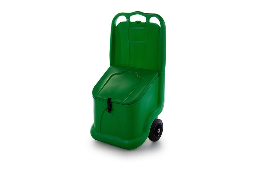 Qubb Mobiele stockageunit 75L - 590x435x1070mm - Groen