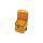 Qubb Mobiele stockageunit 75L - 590x435x1070mm - Geel