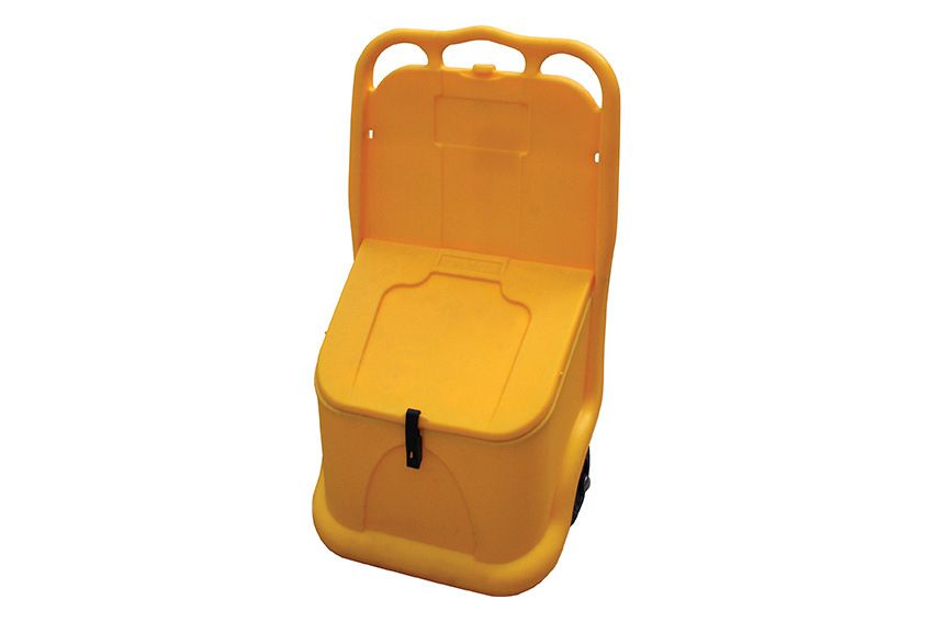 Qubb Mobiele stockageunit 75L - 590x435x1070mm - Geel