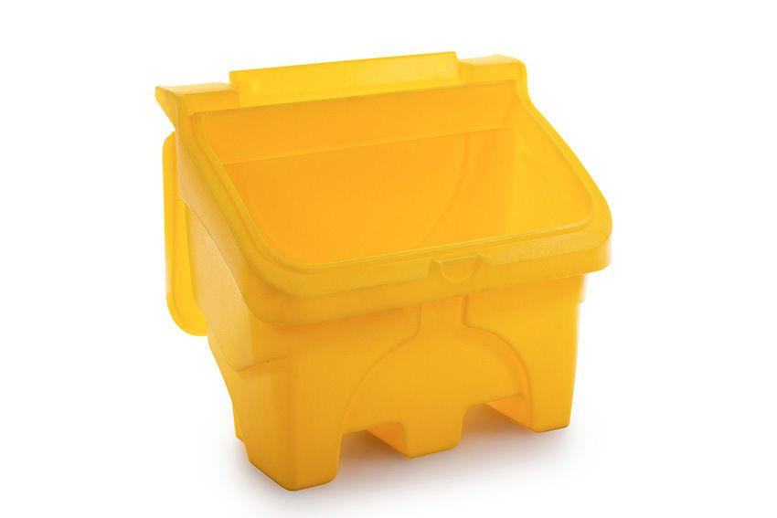 Qubb Strooizoutbak 130L - 850x500x750mm - Geel