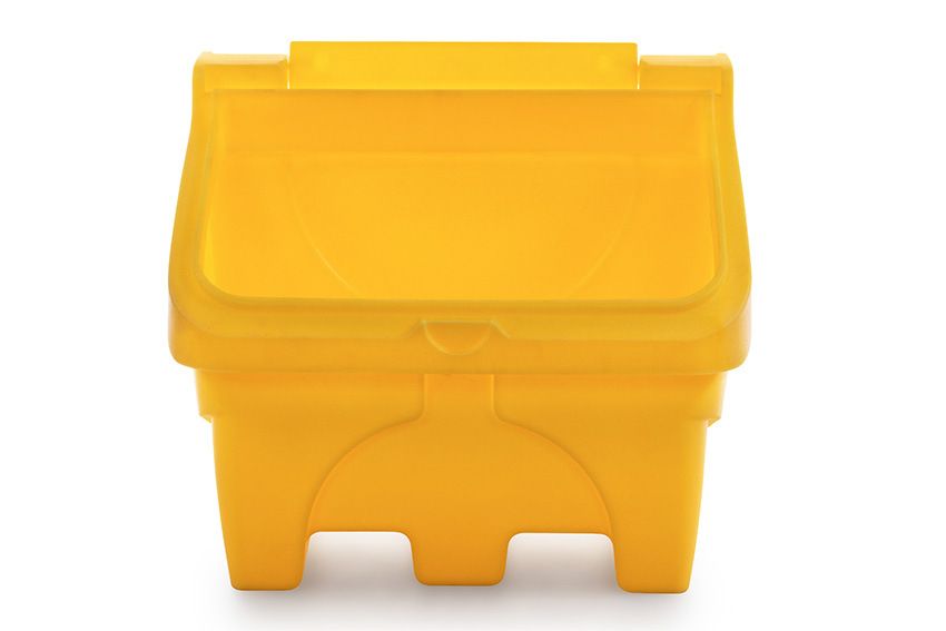 Qubb Strooizoutbak 130L - 850x500x750mm - Geel