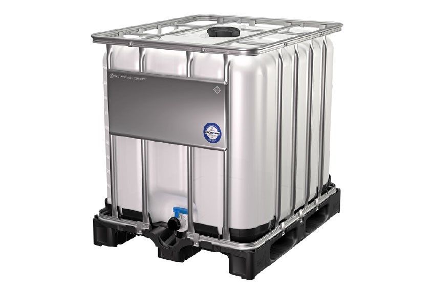 Werit IBC container un 1000L - 1200x1000x1175mm - vulopening &oslash;150mm