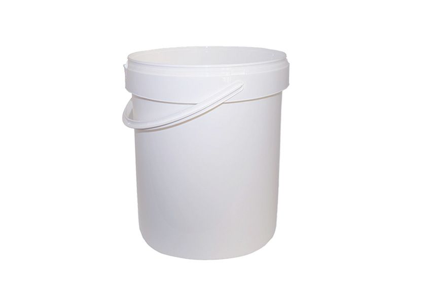Qubb emmer - 15,6L - excl. deksel - kunststof beugel - Wit