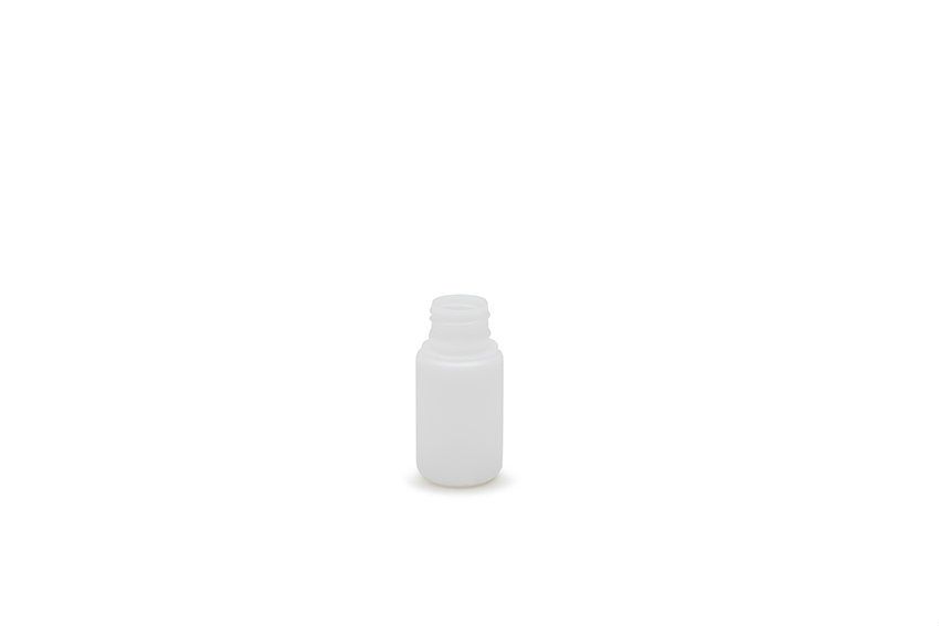 Qubb Standaard cilindrische fles - 60ml - naturel - exclusief dop